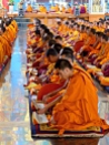 Buddhist Students at a Tibetan Monastery